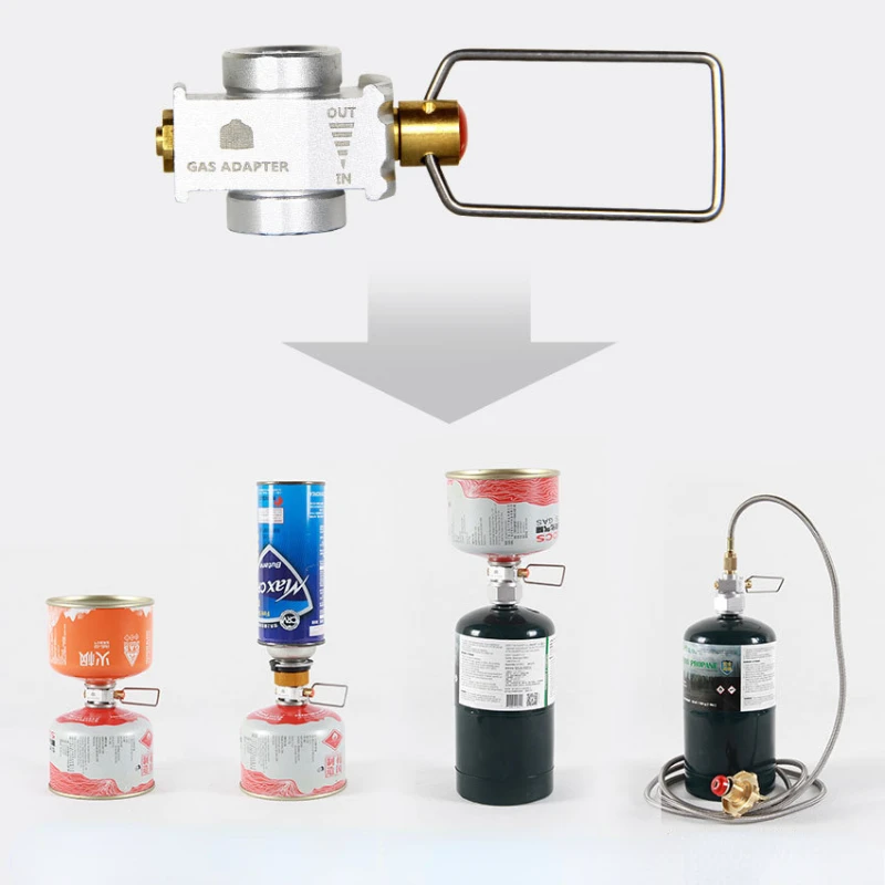 Camping Cooking Equipment Gas - Adattatore di ricarica del Gas del