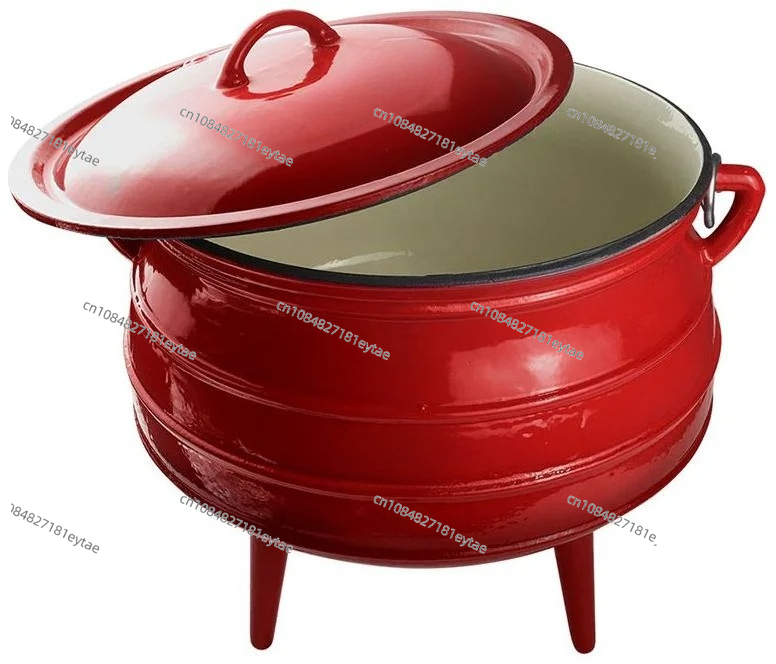 Camp Dutch Oven Cast - Pentola Potjie in ghisa smaltata nuovissima