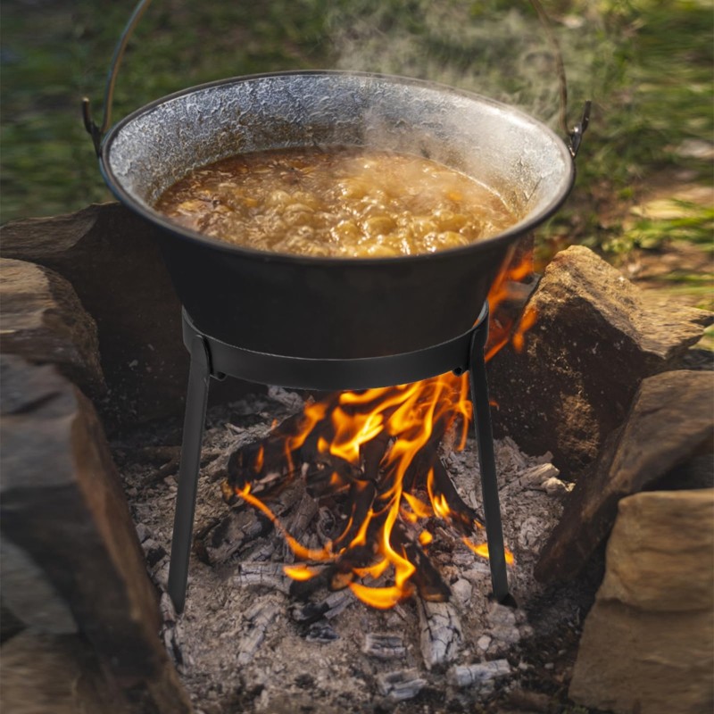 Camp Dutch Oven Cast - Grande Saldi! Supporto pieghevole per griglia