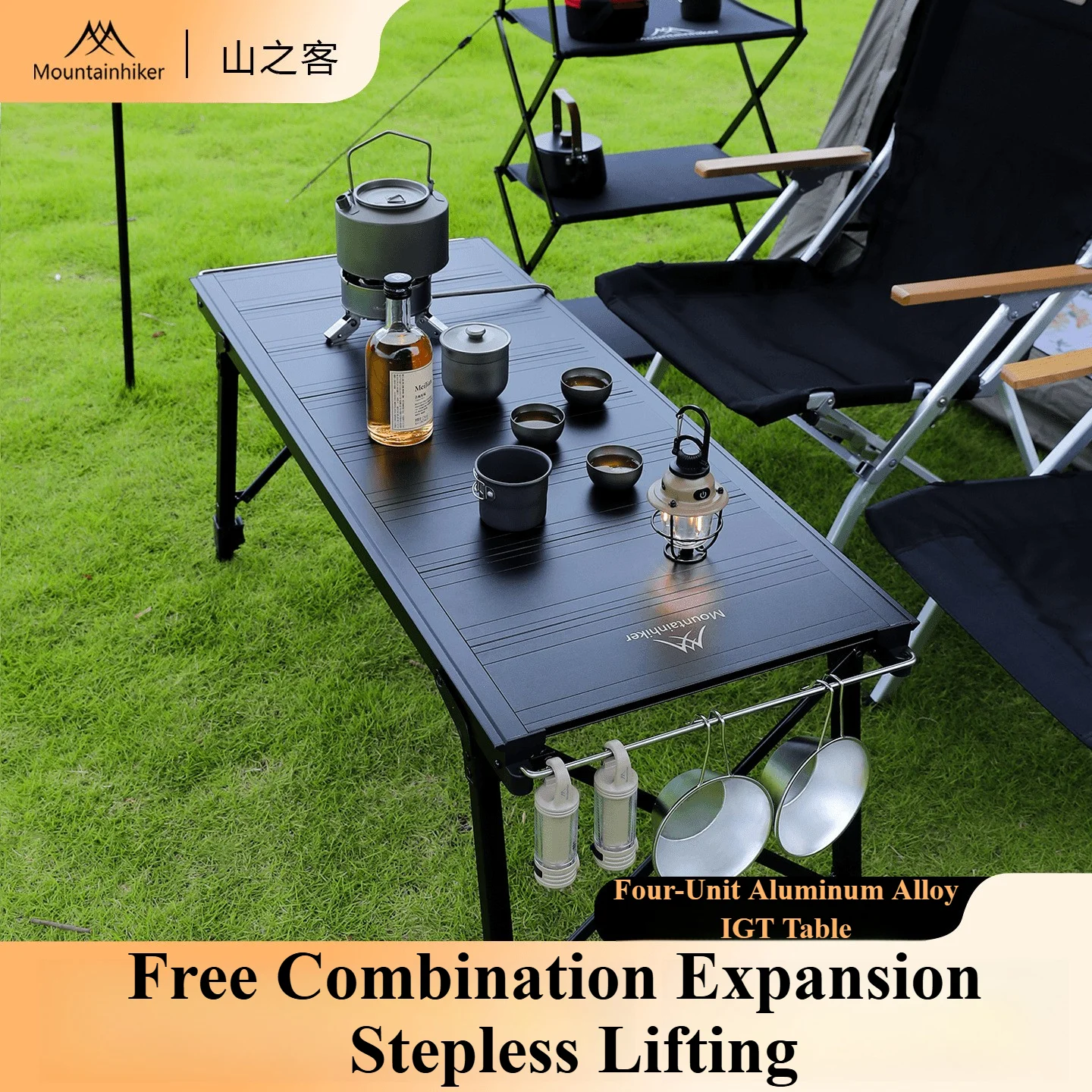 Camping Cooking Appliances - Mountainhiker campeggio pieghevole ascensore rimovibile multi