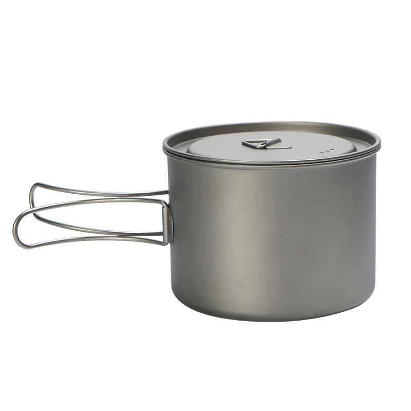 Camping Cooking Ware - Picnic all'aperto pentola in titanio 750ml