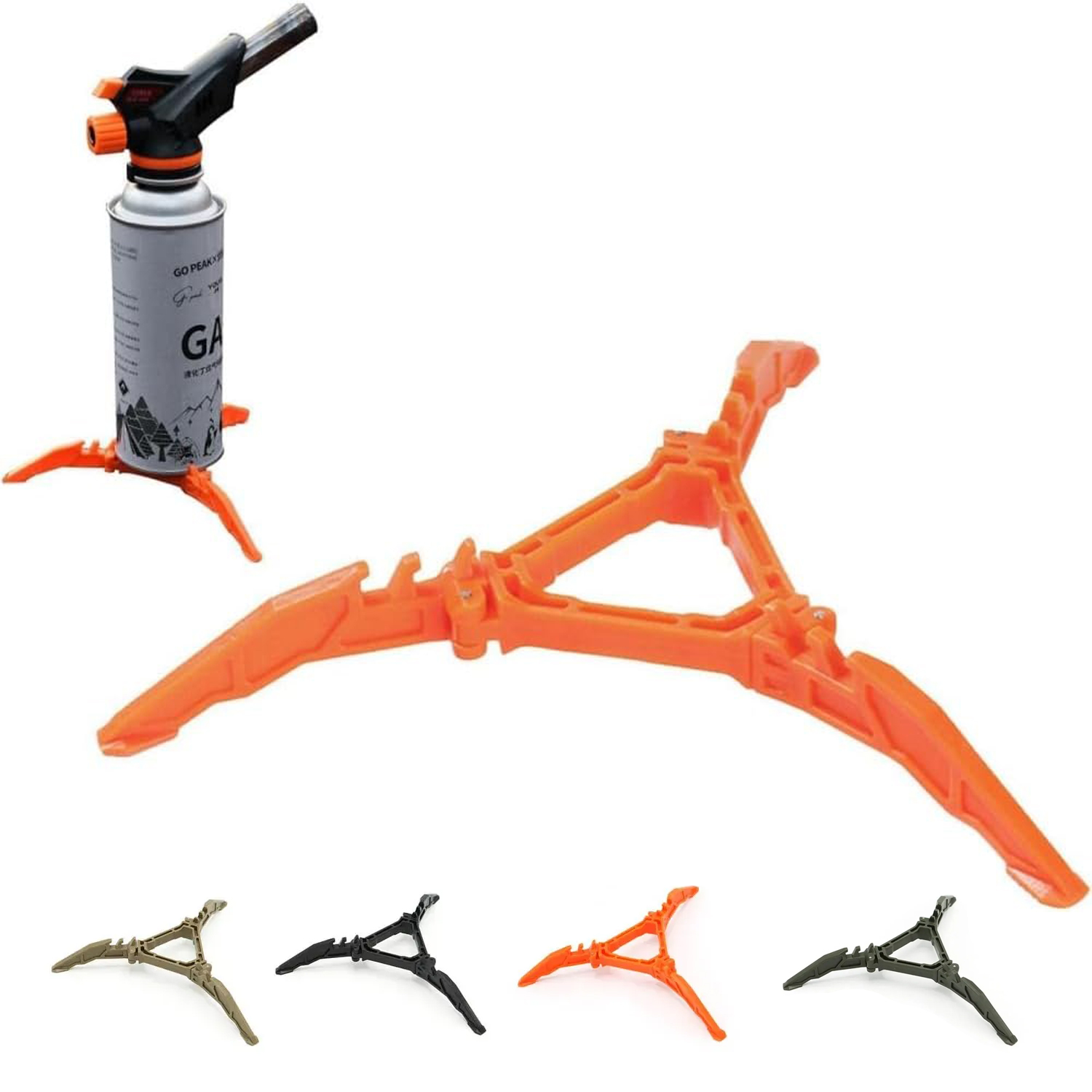 Camping Cooking No Gas - Supporto per Serbatoio Carburante Pieghevole, Stabilizzatore