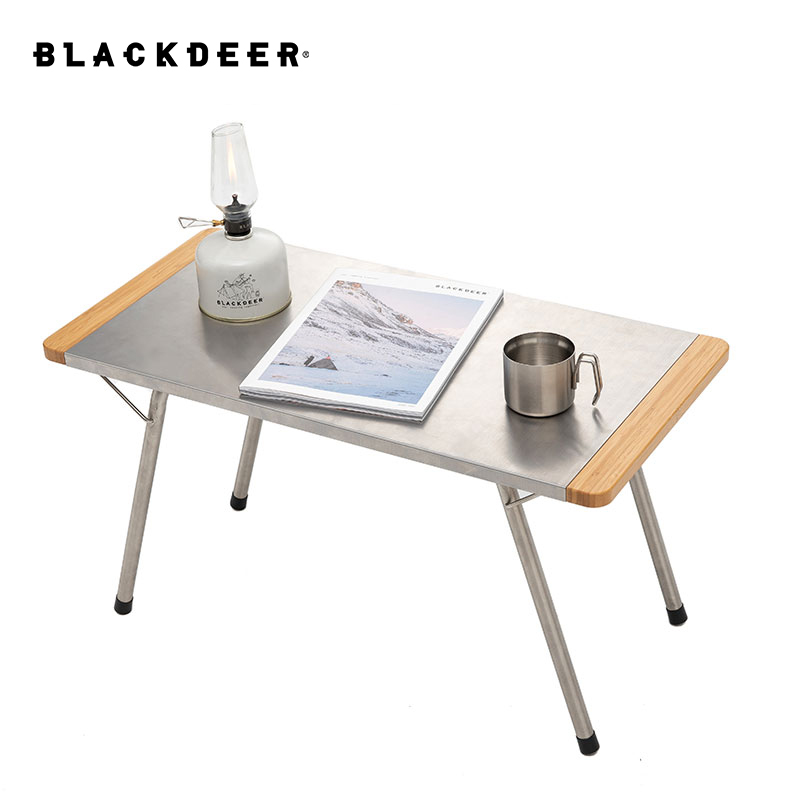 Camping Cooking Table - Tavolo pieghevole in acciaio inossidabile di