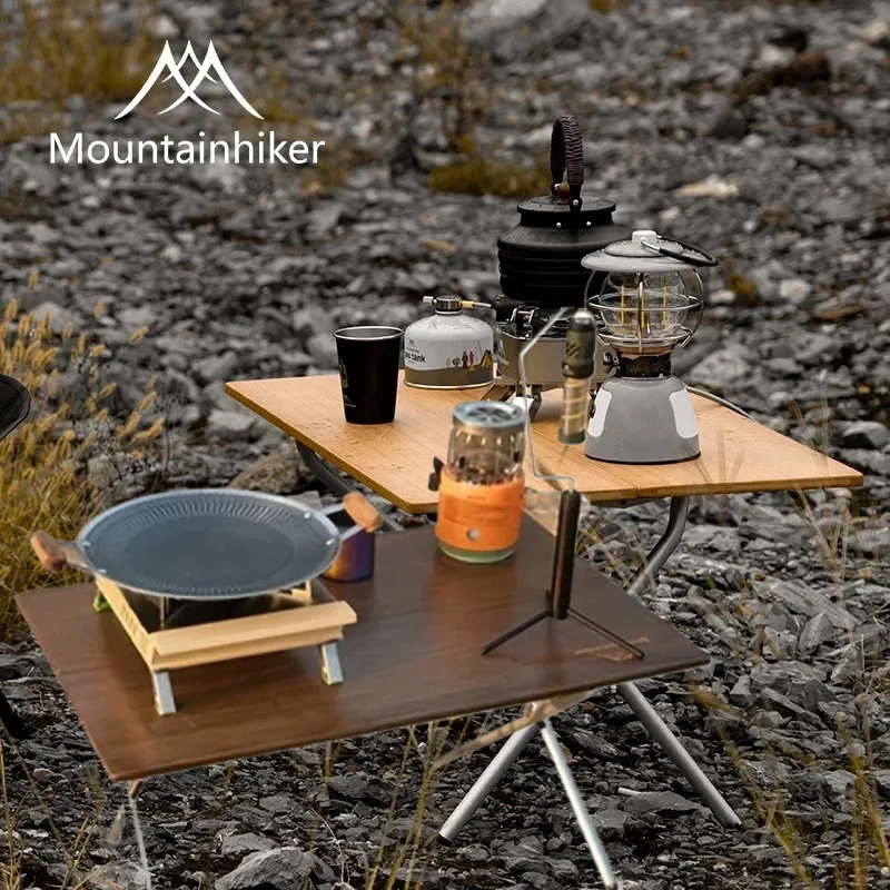 Camping Cooking Table - MOUNTAINHIKER Tavolo da Campeggio Portatile Migliorato,