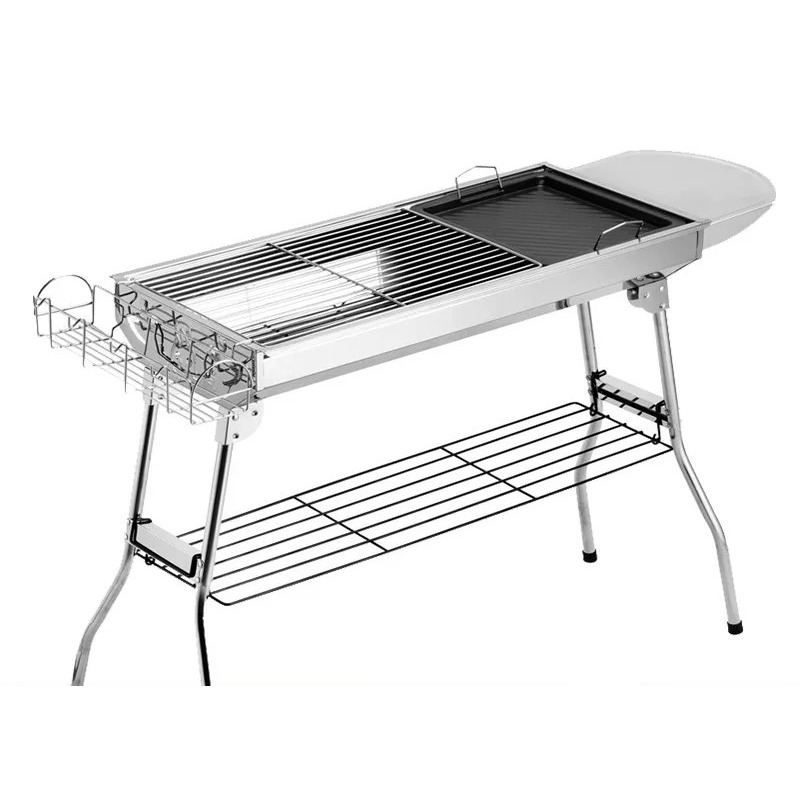 Camping Cooking Appliances - Grande Barbecue Pieghevole a Carbone per