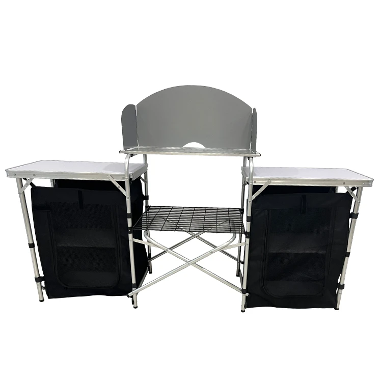Camping Cooking Table - Tavolo da Cucina Portatile Pieghevole in