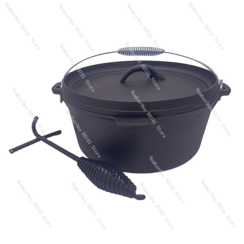 Camp Dutch Oven Cast - Pentola Olandese in Ghisa Resistente 25cm,