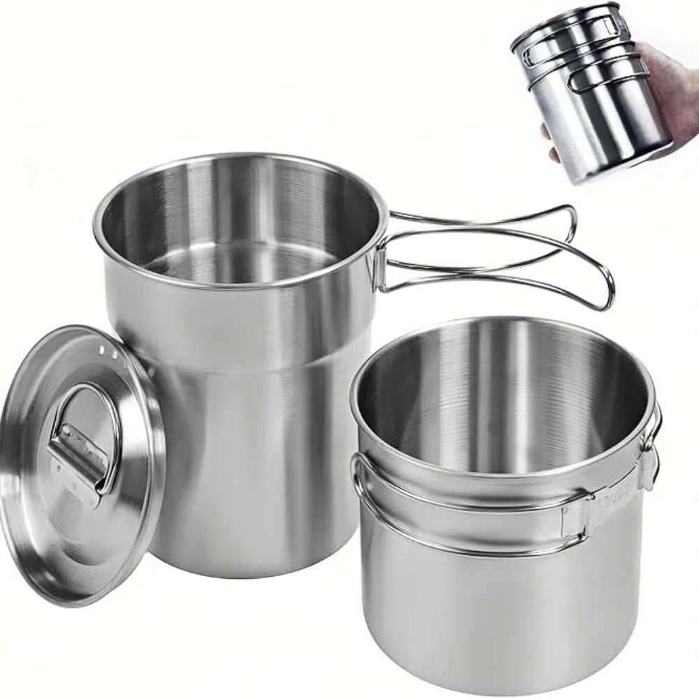 Tazze pieghevoli da campeggio, - Camping Cooking Ware recensione e prezzo