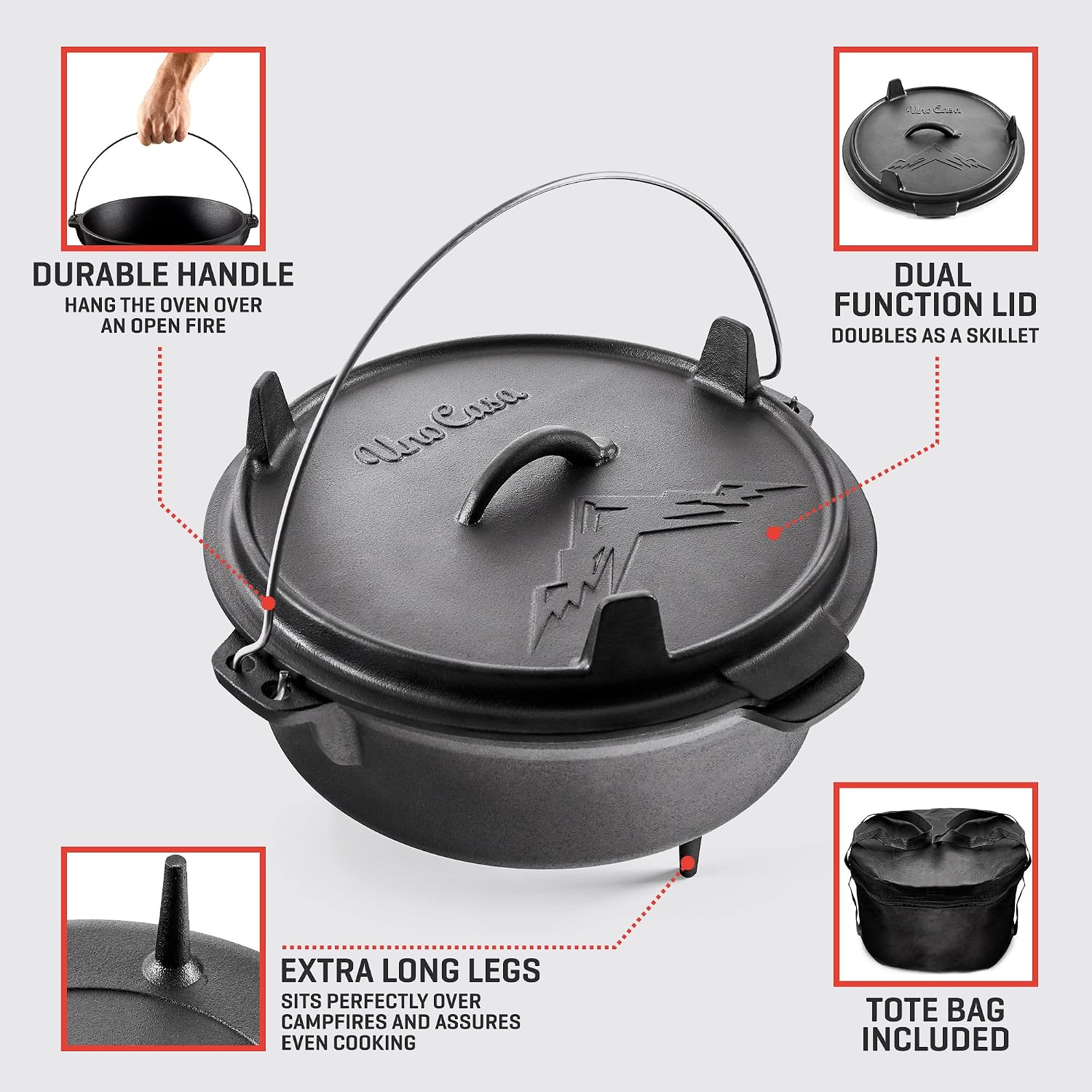 Pentola Olandese in Ghisa Pret - Camp Dutch Oven Cast recensione e prezzo