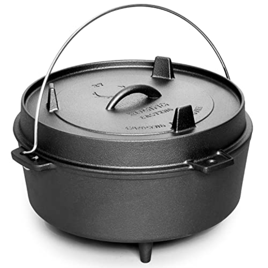 Pentola in Ghisa Pretrattata c - Camp Dutch Oven Cast recensione e prezzo