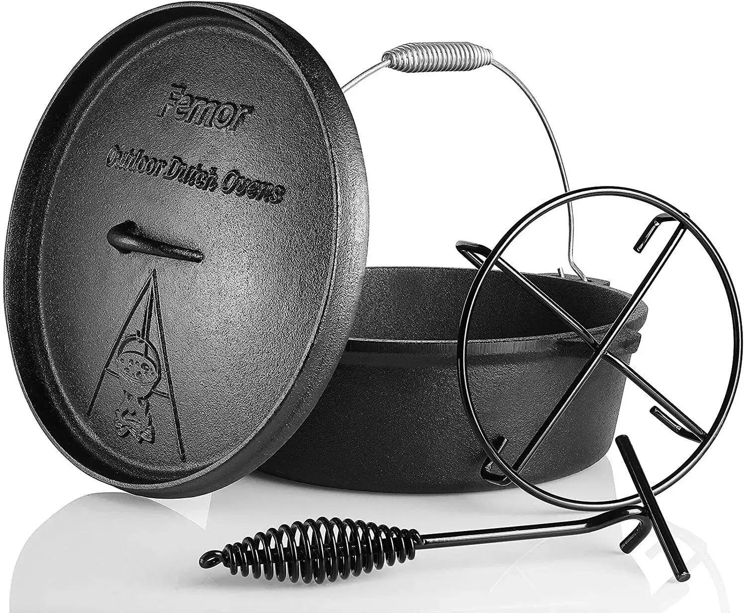 Forno olandese Femor in ghisa  - Camp Dutch Oven Cast recensione e prezzo