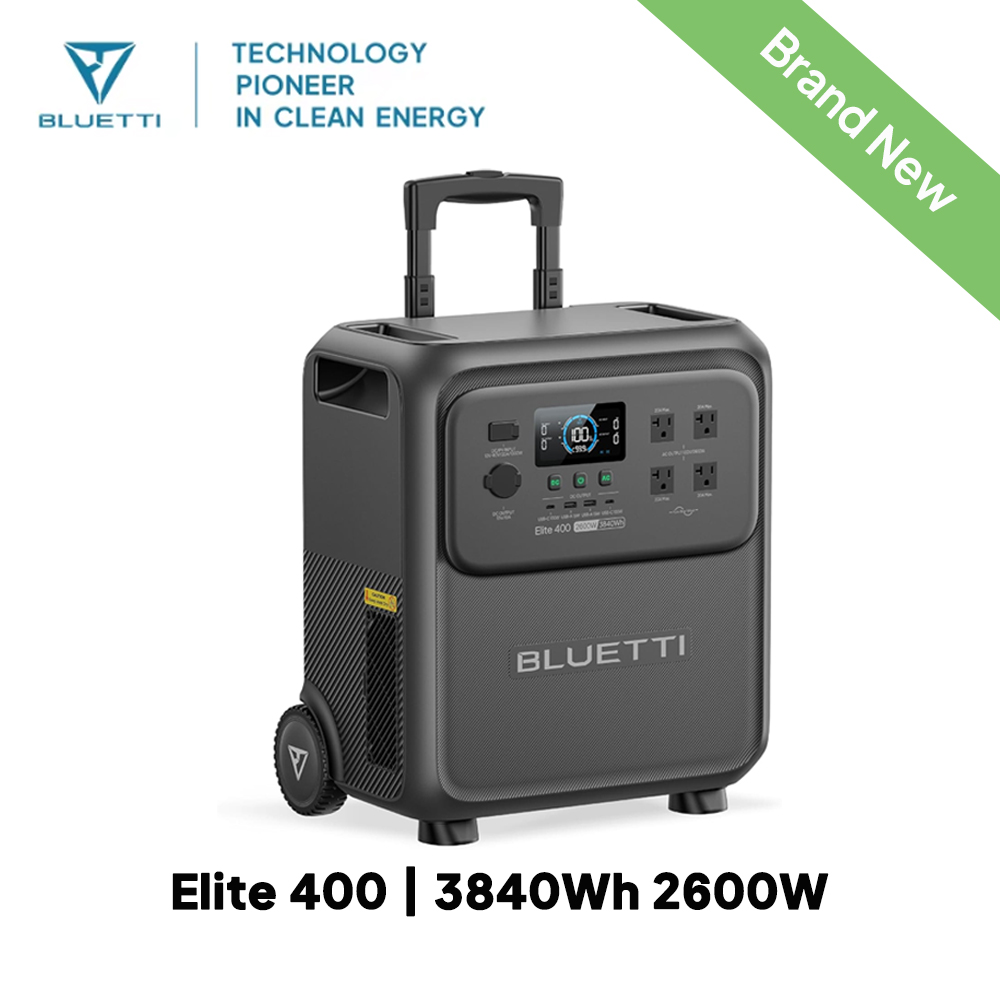 BLUETTI Elite 400 2600W 3840Wh - Camping Cooking Tin recensione e prezzo
