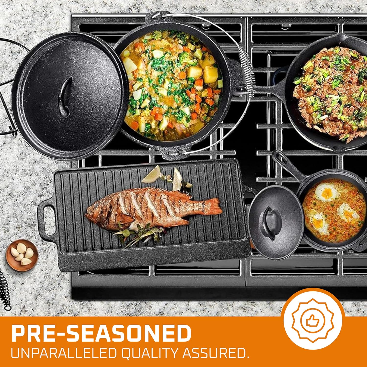 Set da cucina da campeggio com - Camp Dutch Oven Cast recensione e prezzo