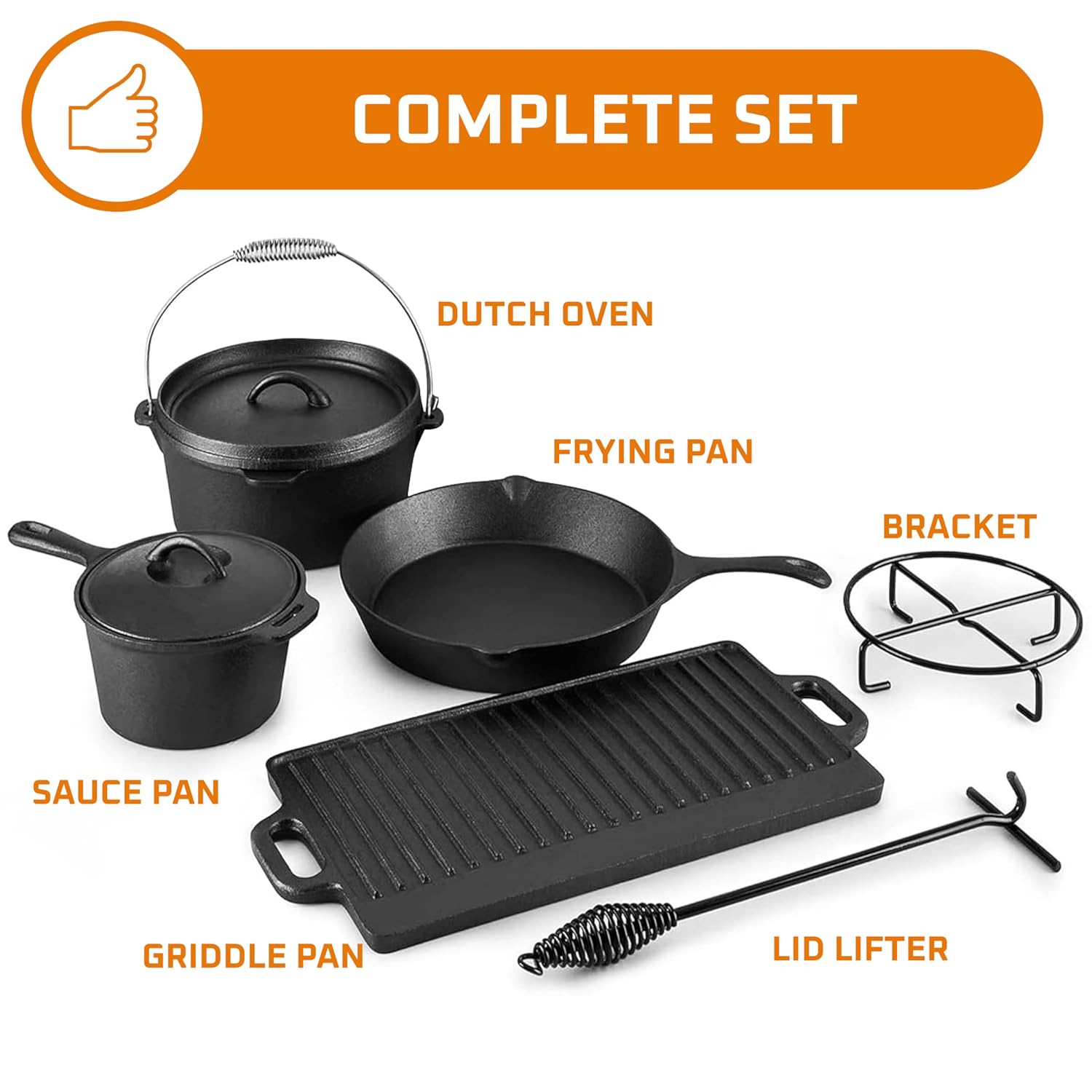 Set da cucina da campeggio com - Camp Dutch Oven Cast recensione e prezzo