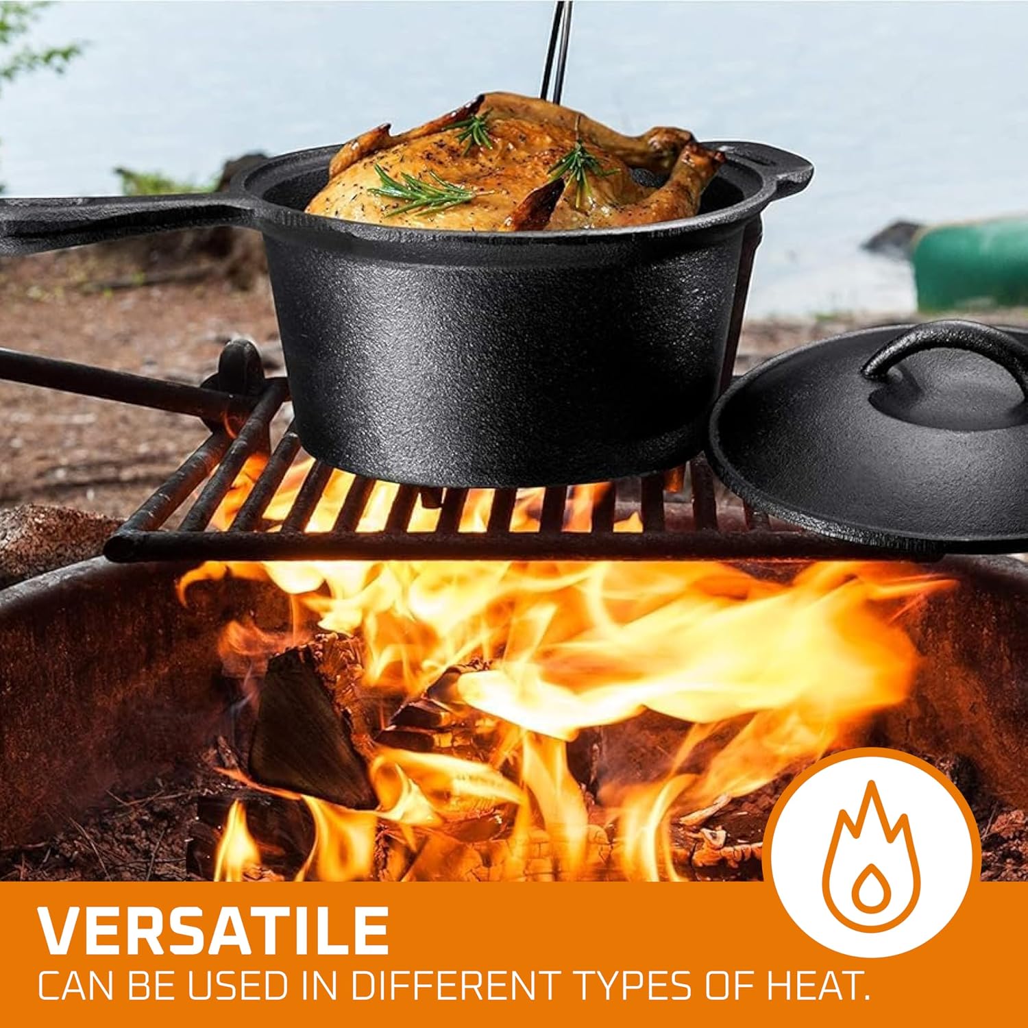Set da cucina da campeggio com - Camp Dutch Oven Cast recensione e prezzo