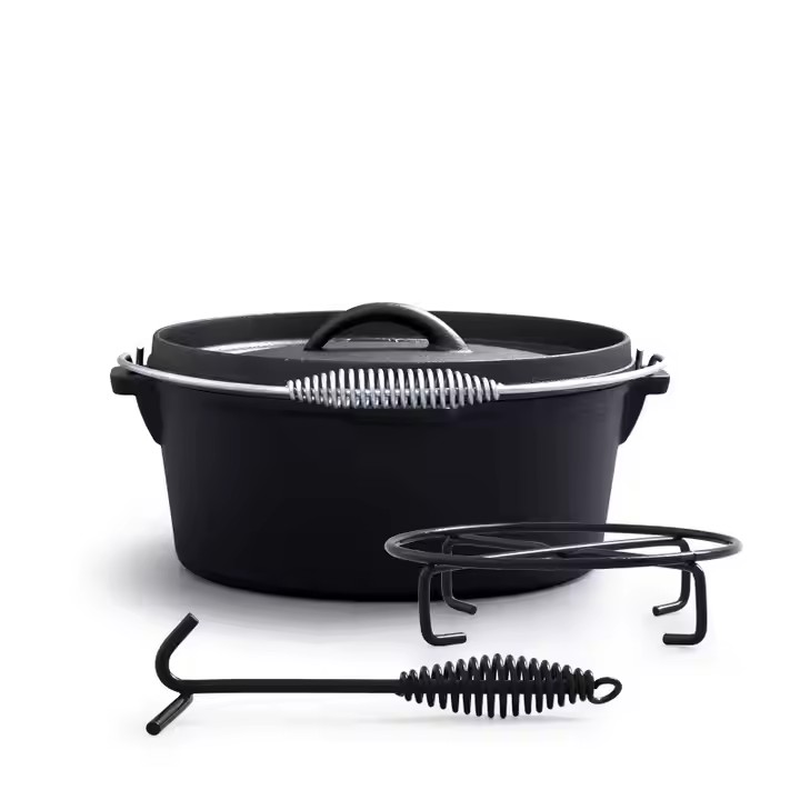 Pentola olandese in ghisa, non - Camp Dutch Oven Cast recensione e prezzo